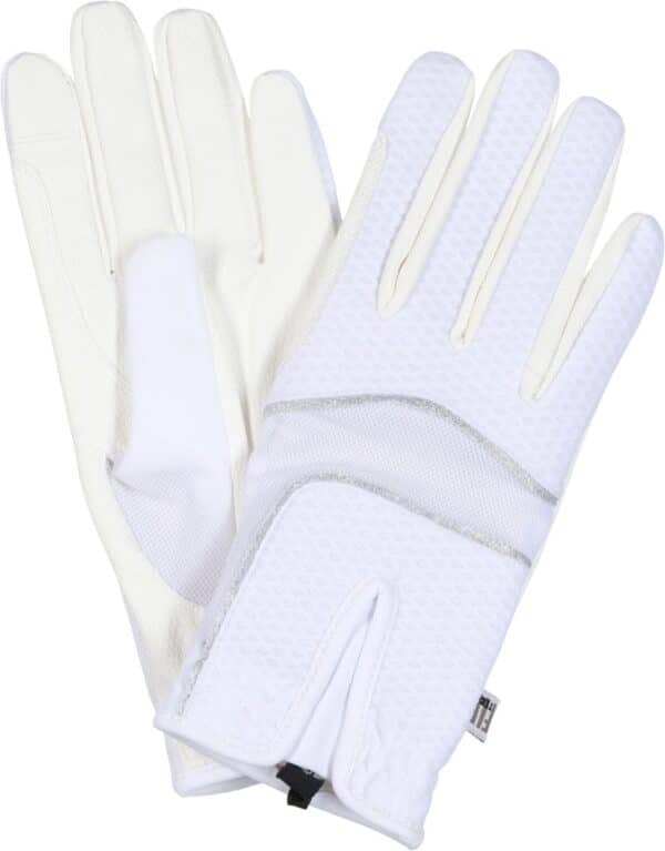 Catago Fir-Tech Ness Sommer Ridehandsker, Hvid - STR 6,5