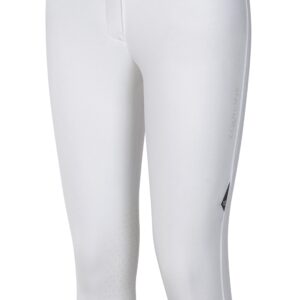Equiline Ridebukser Gingerk Knæ Grip Hvid
