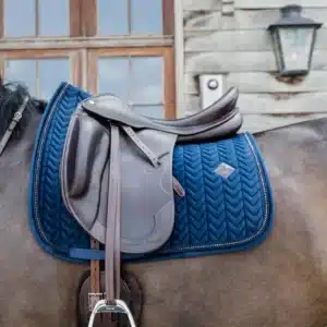 Kentucky Velvet Pearls Underlag - Navy - DR17"