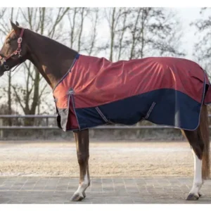 QHP REGNDÆKKEN MED FLEECE LINING "SADDLERY" - 135