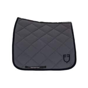 Equestro Black Line Dressur Underlag, Grå/Sort - FULL