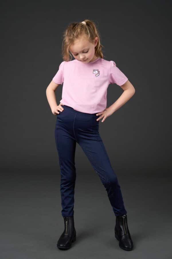 Equipage Molly Junior Tights - Navy - STR 110-116