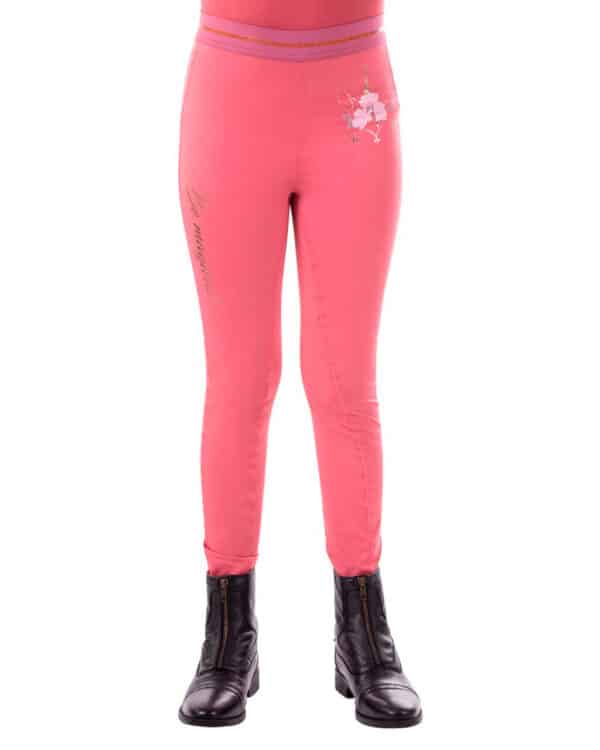 QHP Yazz ridetights - rose 104