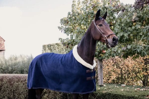 Kentucky - Fleecedækken, Fleece rug show "heavy" - Black / 125cm