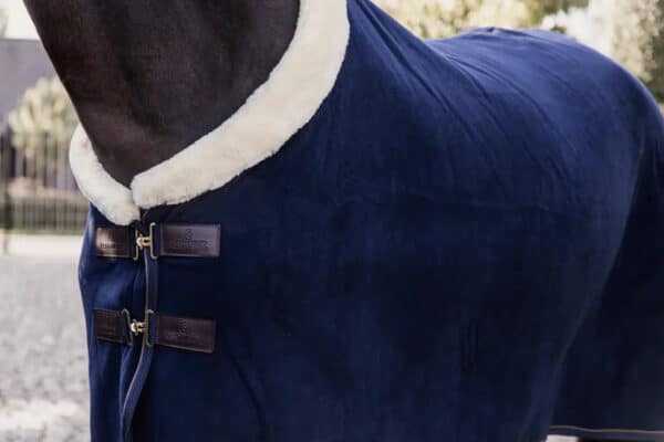 Kentucky - Fleecedækken, Fleece rug show "heavy" - Navy / 145cm