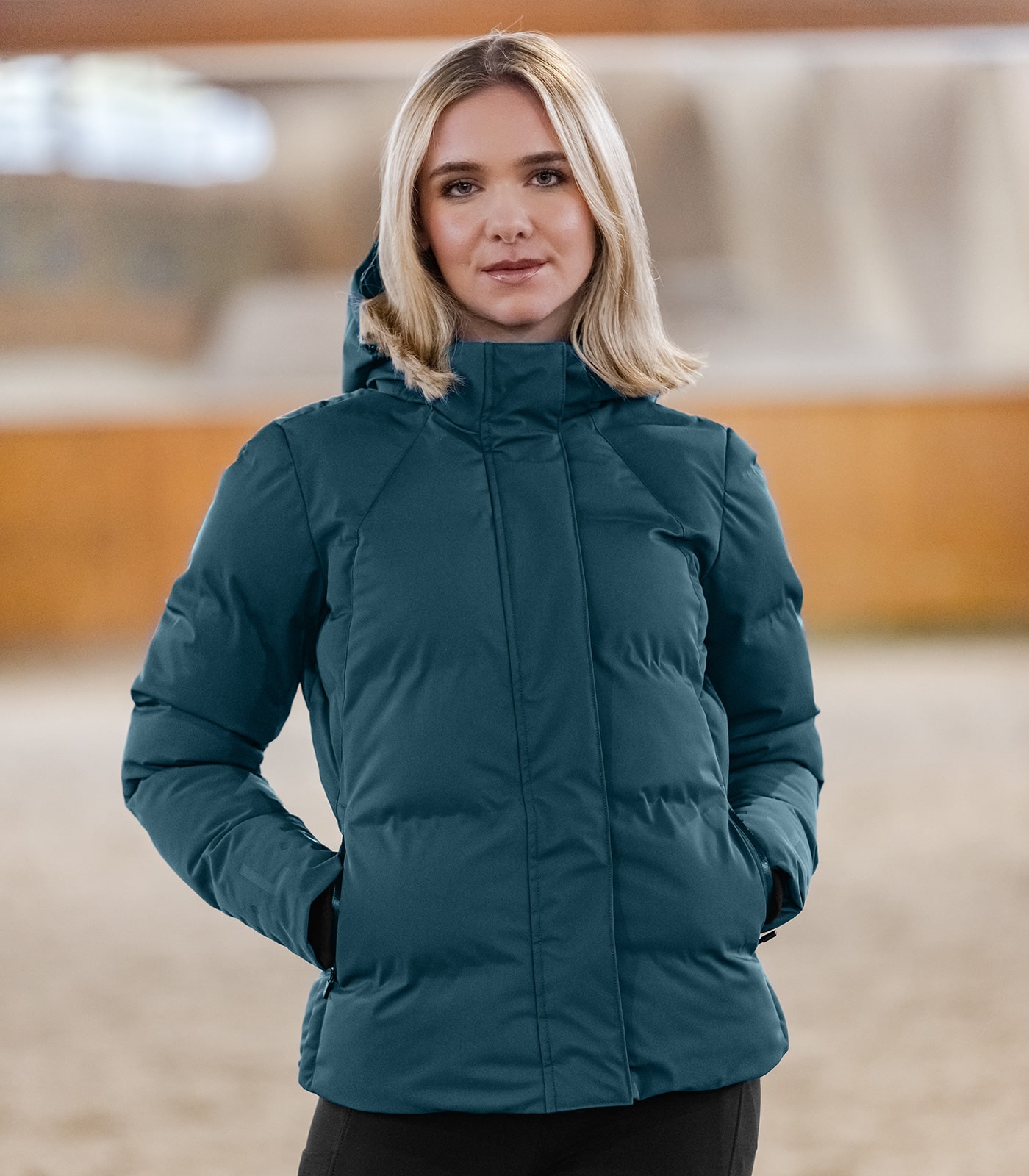 ELT Ohio Performance Vinter Jakke - Petrol Blue - STR L