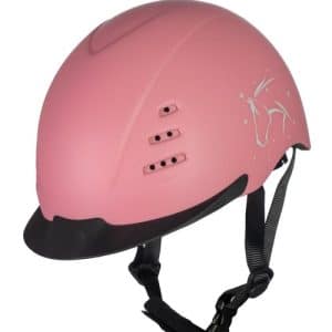 HKM Kali junior ridehjelm - Lyserød, M = 53-56,5 cm