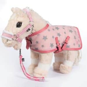 STAR dækken & grime sæt til Cuddle Pony - Lyserød