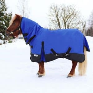 Coverme Pony dækken med hals - 100g - Blå, 115cm