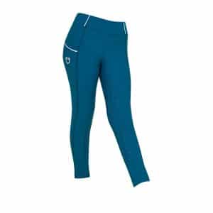 Equestro Junior Tights - Blue Coral - 10 ÅR