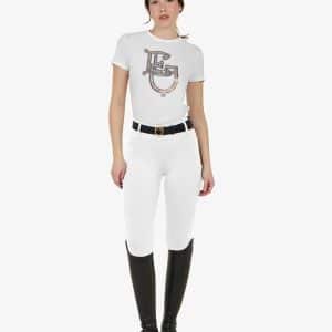 Equestro Technial ride Tights Hvide XS