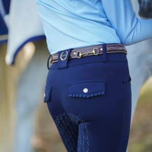 Joline - Børn, Ridebukser, Navy - 104-110 / Navy