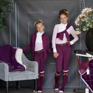 Joline - Børn, Ridebukser - Rød - 104-110 / Rød