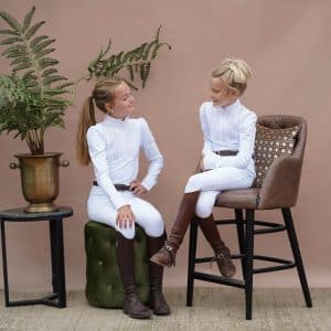 Joline, Stævneridebukser - White - 104-110