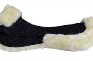 Medi Lamb sadelpad Sort/Natur Full