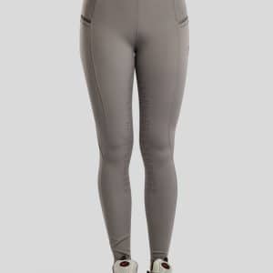 Montar Ridebukser Tights Pearl Pintuck Grå 34
