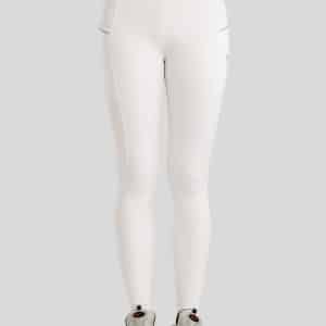 Montar Ridebukser Tights Pearl Pintuck Hvid 34