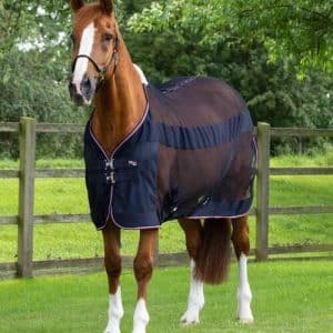 Premier Equine Arisca Scrim Cooler - Navy