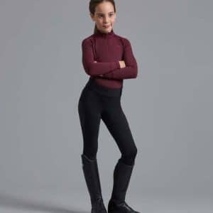 Premier Equine Concerto ridetights til piger - Jet Black, 13-14 år