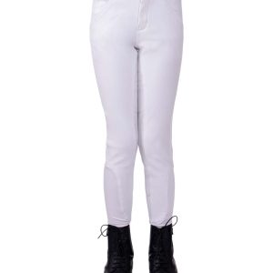 QHP Carrie junior fuldgrip ridebukser - 164 - Mørk blå