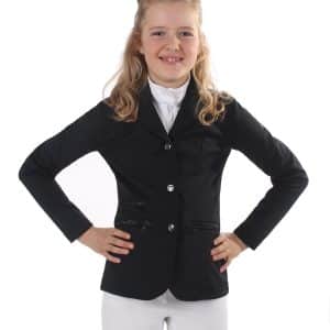 QHP Juliet Junior stævnejakke - sort - 128