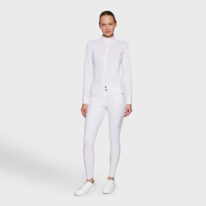 Samshield - Ridebukser, Clara Premium, Knægrib, Hvid - 32