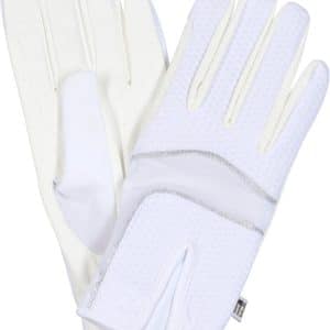 Catago Fir-Tech Ness Sommer Ridehandsker, Hvid - STR 6,5