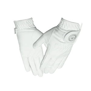 Kingsland - Ridehandsker, Huda - M / White