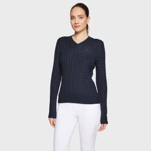 Samshield Strik bluse Lisa Mørkgrå XS
