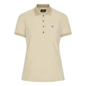 Trolle, T shirt, Technicial Piquee snap- Sand - XS