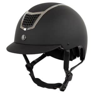 BR Lambda ridehjelm - glitter - 56-58 - Sort