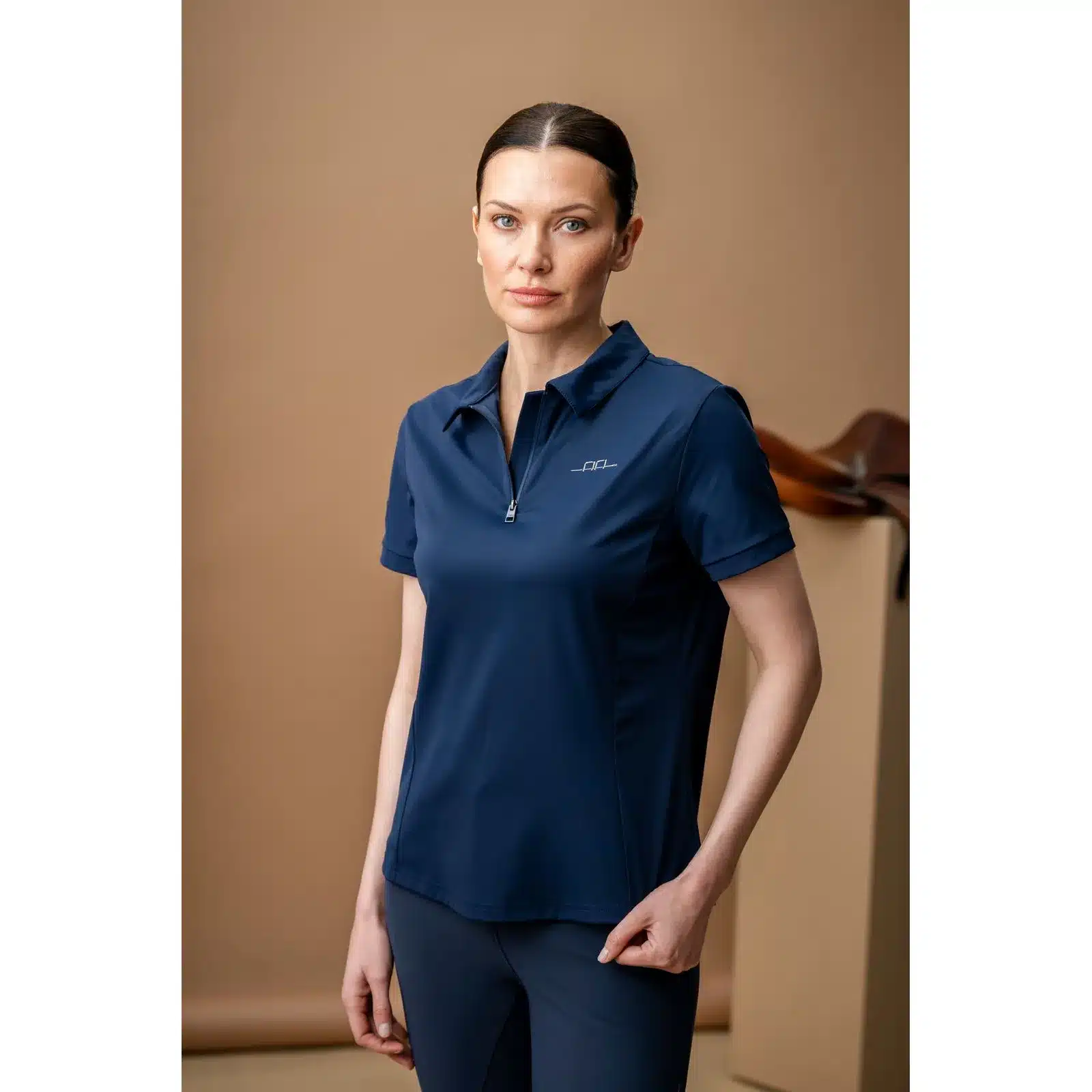 Horseware AA Alessia Polo - Navy - STR M