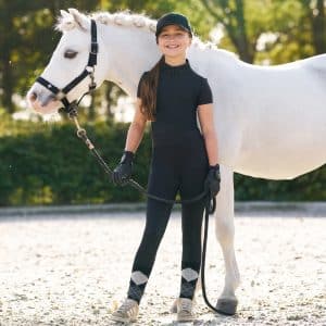 Imperial Ride Tights med Full Grip Junior Sort 152