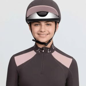 LeMieux Classique Pom overtræk til ridehjelm - Cocoa