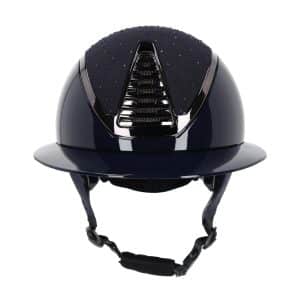 Sikkerheds Ridehjelm Memphis Glossy Sort 57-59 CM