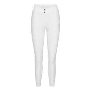 Trolle Project New Star Cut High Waist ridebukser med Full Grip Hvid 38=34