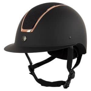 BR Omega ridehjelm carbon sort/rosegold - 52-54 , Sort