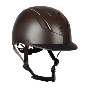 Horka Dali Glitter Rosegold Ridehjelm - Brun - STR S/M