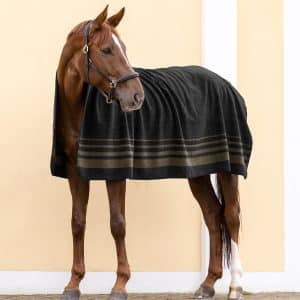 Waldhausen Fleece Tæppe Sölden Sort