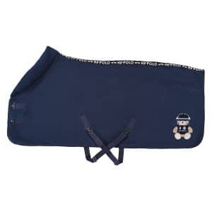HV Polo Fleecedækken Teddy Design Navy 155 cm